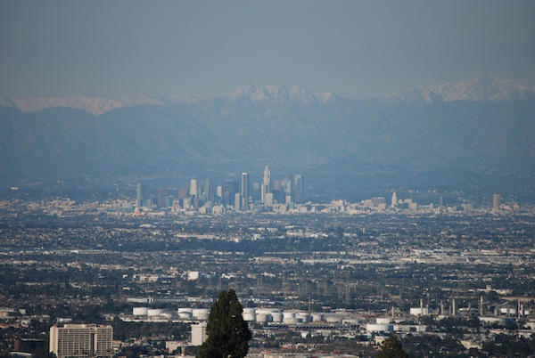Downtown Los Angeles as seen from Palos Verdes